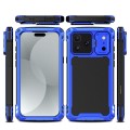 Mocne Pancerne Etui Antywstrząsowe do iPhone 17 Pro niebieskie