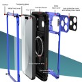 Mocne Pancerne Etui Antywstrząsowe do iPhone 17 Pro niebieskie