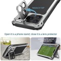Mocne Pancerne Etui Antywstrząsowe do iPhone 17 Pro srebrne