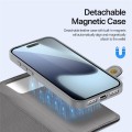 Szare Magnetyczne Etui Portfel Dux Ducis do iPhone 17 Pro