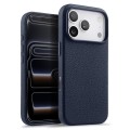 MELKCO Skórzane Etui Obudowa MagSafe do iPhone 17 Pro granatowe