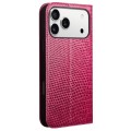 QIALINO Eleganckie Skórzane Etui Pokrowiec do iPhone 17 Pro różowe
