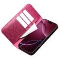 QIALINO Eleganckie Skórzane Etui Pokrowiec do iPhone 17 Pro różowe