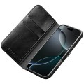 QIALINO Eleganckie Skórzane Etui Pokrowiec do iPhone 17 Pro czarne