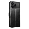 QIALINO Eleganckie Skórzane Etui Pokrowiec do iPhone 17 Pro czarne