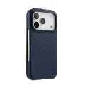 MELKCO MagSafe Skórzane Etui Pionowe do iPhone 17 Pro granatowe
