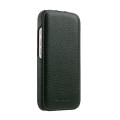 MELKCO MagSafe Skórzane Etui Pionowe do iPhone 17 Pro zielone