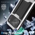R-JUST Pancerne Etui Antywstrząsowe do iPhone 17 Pro srebrne