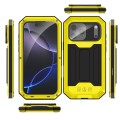 R-JUST Pancerne Etui Antywstrząsowe do iPhone 17 Pro żółte