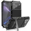 R-JUST Pancerne Etui Antywstrząsowe do iPhone 17 Pro czarne