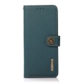 Skórzane Etui Pokrowiec KHAZNEH FRID do Samsung Galaxy A55 5G zielone