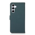 Skórzane Etui Pokrowiec KHAZNEH FRID do Samsung Galaxy A55 5G zielone
