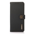 Skórzane Etui Pokrowiec KHAZNEH FRID do Samsung Galaxy A55 5G czarny