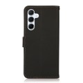 Skórzane Etui Pokrowiec KHAZNEH FRID do Samsung Galaxy A55 5G czarny