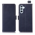 Skórzane Etui Pokrowiec FRID do Samsung Galaxy A55 5G granatowy
