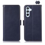 Skórzane Etui Pokrowiec FRID do Samsung Galaxy A55 5G granatowy