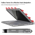 Eleganckie Etui Pokrowiec do Microsoft Surface Book 2/3 13.5 czarno-szare