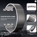 LULULOOK Lekka Bransoleta Tytanowa do Apple Watch Ultra 49mm