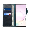 Denior Skórzane Etui Pokrowiec do Samsung Galaxy Note 20 Ultra niebieskie
