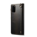 Denior Skórzane Etui Pokrowiec do Samsung Galaxy Note 20 Ultra czarne