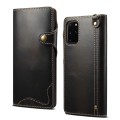 Denior Skórzane Etui Pokrowiec do Samsung Galaxy Note 20 Ultra czarne