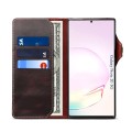 Denior Skórzane Etui Pokrowiec do Samsung Galaxy Note 20 Ultra bordowe