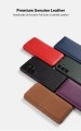 MELKCO Skórzane Etui z Klapką do Samsung Galaxy S25 Ultra czarne