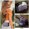 CASEME Etui Portfel Pokrowiec do Samsung Galaxy S26 fioletowe
