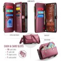 CASEME Etui Portfel Pokrowiec do Samsung Galaxy S26 czerwone
