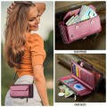 CASEME Etui Portfel Pokrowiec do Samsung Galaxy S26 czerwone