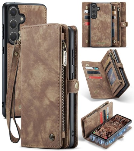 CaseMe Etui Portfel Pokrowiec do Samsung Galaxy S26 brązowy