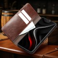 QIALINO Eleganckie Skórzane Etui do Samsung Galaxy S26 brązowe