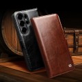 QIALINO Eleganckie Skórzane Etui do Samsung Galaxy S26 czarne