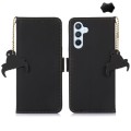 Skórzane Matowe Etui FRID do Samsung Galaxy S26 5G czarne