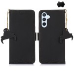 Skórzane Matowe Etui FRID do Samsung Galaxy S26 5G czarne