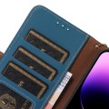 Skórzane Matowe Etui FRID do Samsung Galaxy S26 5G niebieskie
