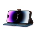 Skórzane Matowe Etui FRID do Samsung Galaxy S26 5G niebieskie