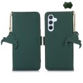 Skórzane Matowe Etui FRID do Samsung Galaxy S26 5G zielone