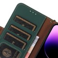 Skórzane Matowe Etui FRID do Samsung Galaxy S26 5G zielone
