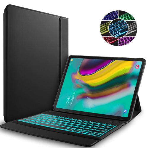 Etui Podświetlana Klawiatura Samsung Galaxy Tab S5e T720 T725 czarna