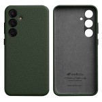 MELKCO Skórzane Etui Plecki Obudowa do Samsung Galaxy S24 zielone