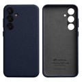 MELKCO Skórzane Etui Plecki Obudowa do Samsung Galaxy S24 granatowe