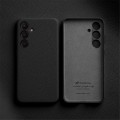 MELKCO Skórzane Etui Plecki Obudowa do Samsung Galaxy S24 czarne