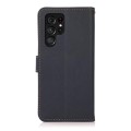 KHAZNEH Skórzane Etui do Samsung Galaxy S26 Ultra niebieskie