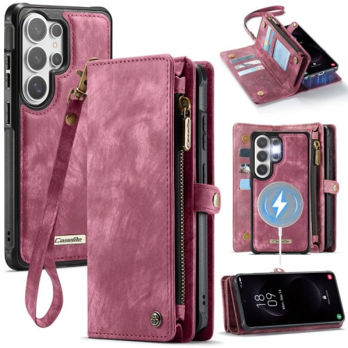 CASEME Etui Portfel do Samsung Galaxy S26 Ultra czerwony