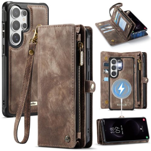 CASEME Etui Portfel do Samsung Galaxy S26 Ultra brązowy