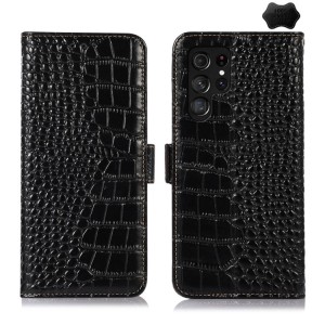 Skórzane Etui Pokrowiec FRID do Samsung Galaxy S26 Ultra czarne