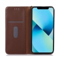 KHAZNEH Skórzane Etui Pokrowiec do Samsung Galaxy S26 Ultra brązowe