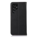 KHAZNEH Skórzane Etui Pokrowiec do Samsung Galaxy S26 Ultra czarne
