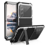 R-JUST Pancerne Etui Antywstrząsowe do Samsung Galaxy S26 Ultra srebrne